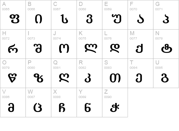 Literaturuly-ITV Bold uppercase A-Z preview