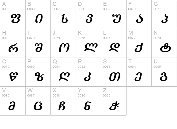 Literaturuly-ITV Bold Italic uppercase A-Z preview