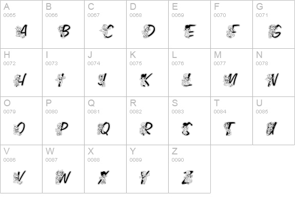 LMS Color Kids Outlined uppercase A-Z preview