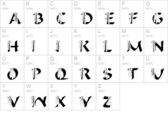 LMS I Hope You Dance uppercase A-Z preview
