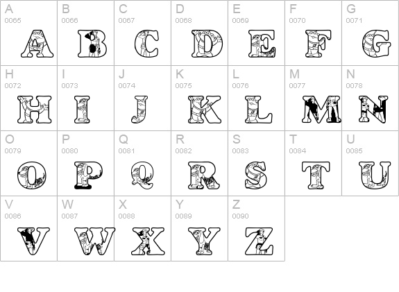 LMS Woody's Roundup uppercase A-Z preview
