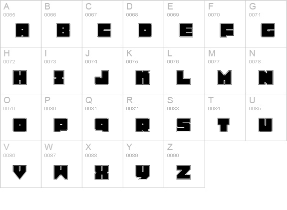 Lobo Tommy Pro uppercase A-Z preview