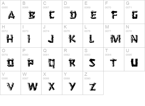 Logger uppercase A-Z preview
