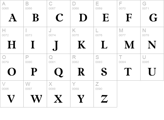LombaBold uppercase A-Z preview