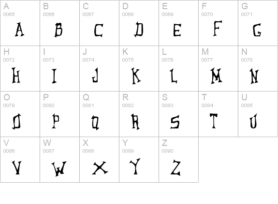 Lounger Oddtype uppercase A-Z preview