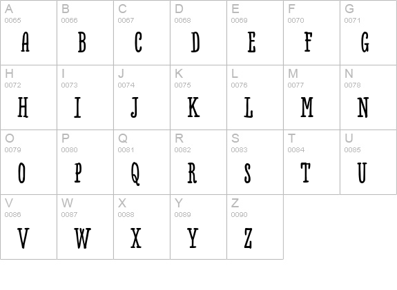 Love Potion No. 10 Bold uppercase A-Z preview