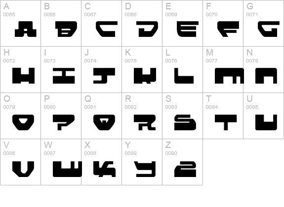 Loveladies uppercase A-Z preview
