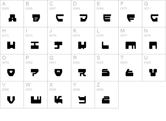 Loveladies Condensed uppercase A-Z preview