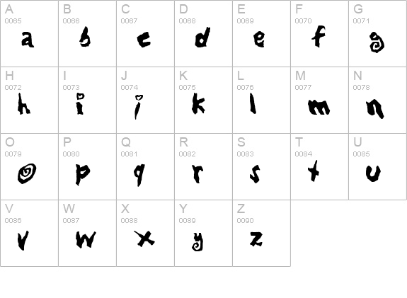 Loving Babes uppercase A-Z preview