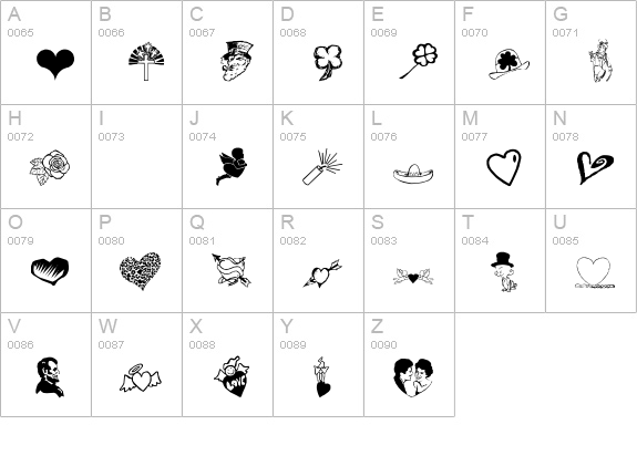 lpholidays uppercase A-Z preview