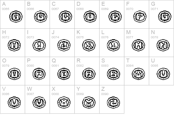 Lubricant Smell uppercase A-Z preview