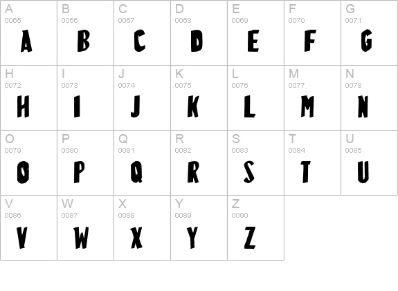 LuchitaPayol-LaRuda uppercase A-Z preview