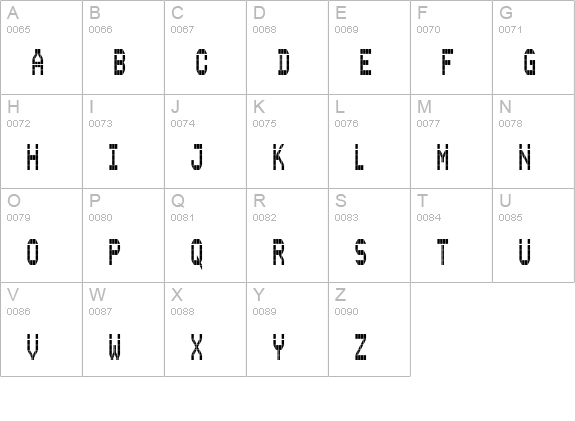 Luggagetag-One uppercase A-Z preview