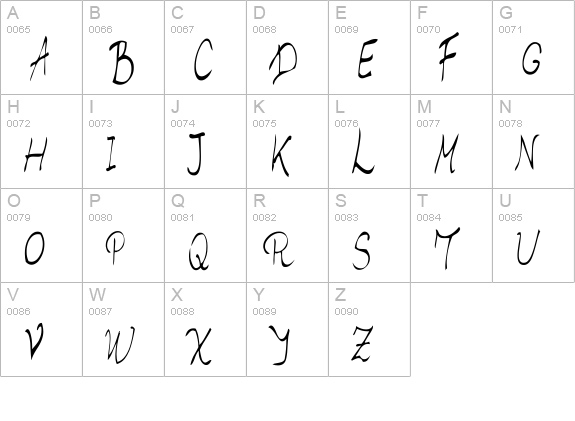 Luismi Murder uppercase A-Z preview