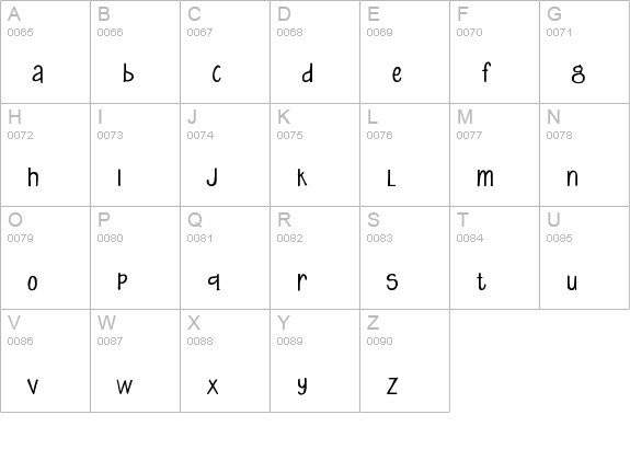 MA Fishy uppercase A-Z preview
