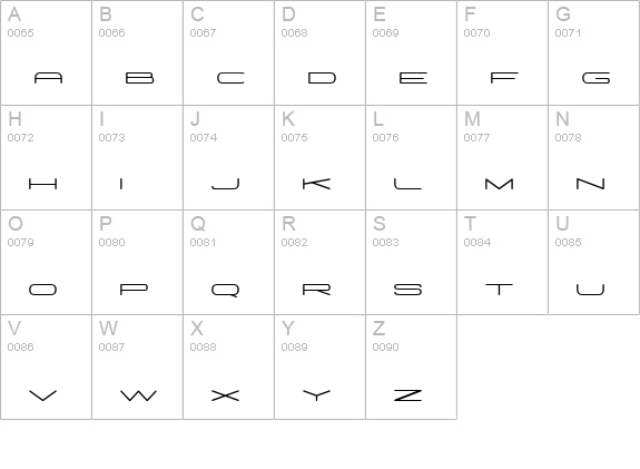 Madeleine - Family Font uppercase A-Z preview