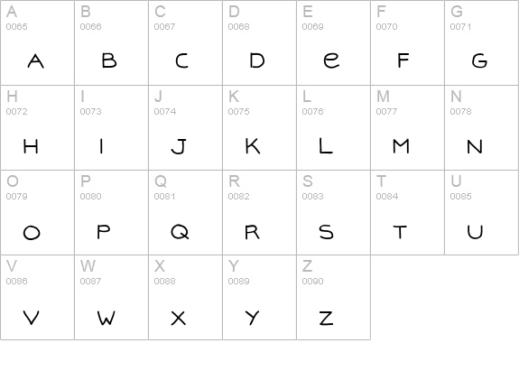 Madison uppercase A-Z preview