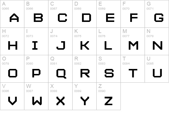 Maetl ExtraBold uppercase A-Z preview