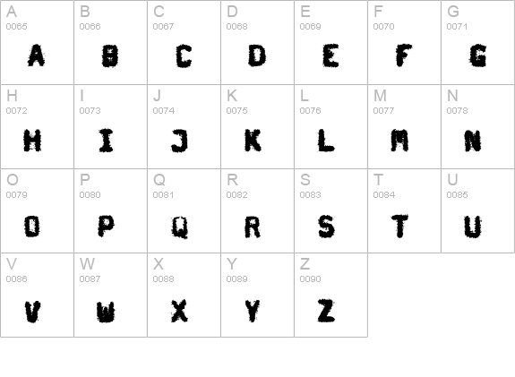 Magda-Ultra uppercase A-Z preview