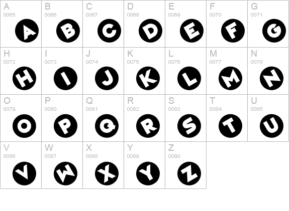 Magic Marbles
 uppercase A-Z preview
