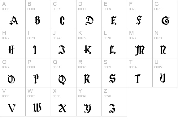 Magic School One uppercase A-Z preview