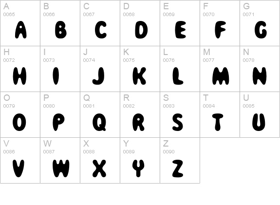 Magical Mystery Tour uppercase A-Z preview