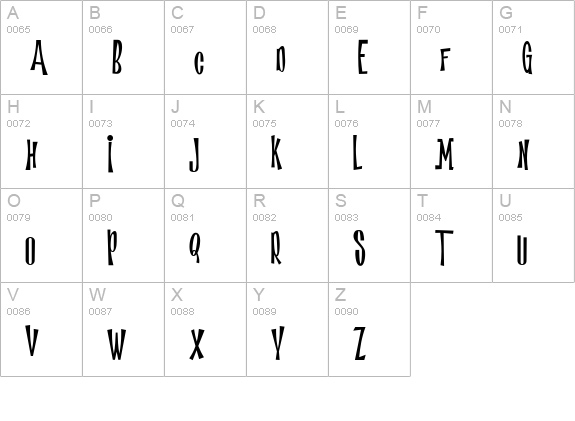 MagicTwangerNF uppercase A-Z preview