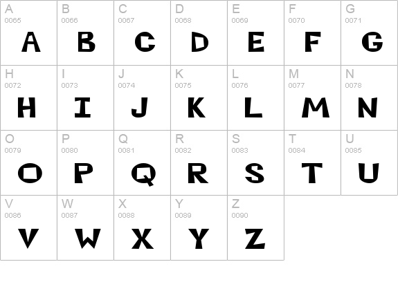 MagooExtended Normal uppercase A-Z preview