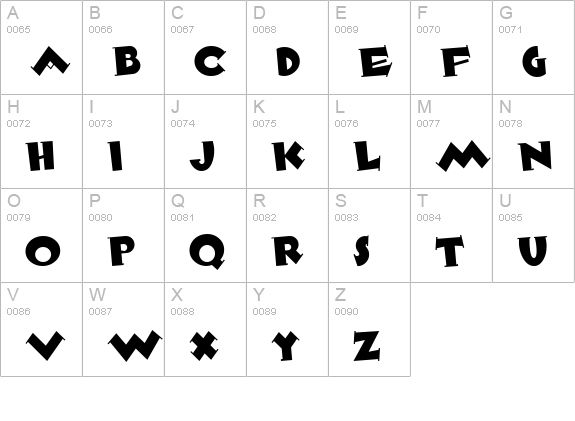 Maloja Palace NF uppercase A-Z preview