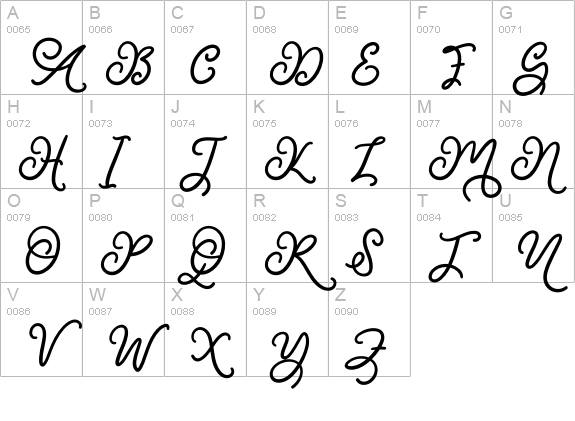 Mandala uppercase A-Z preview