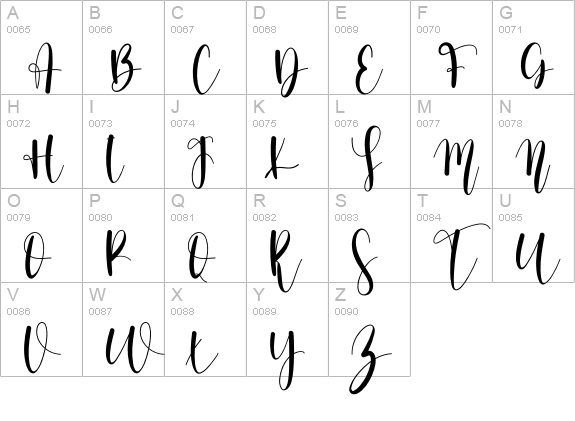 Mandala Absolute uppercase A-Z preview