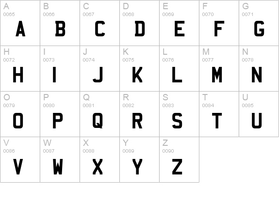 Mandatory uppercase A-Z preview