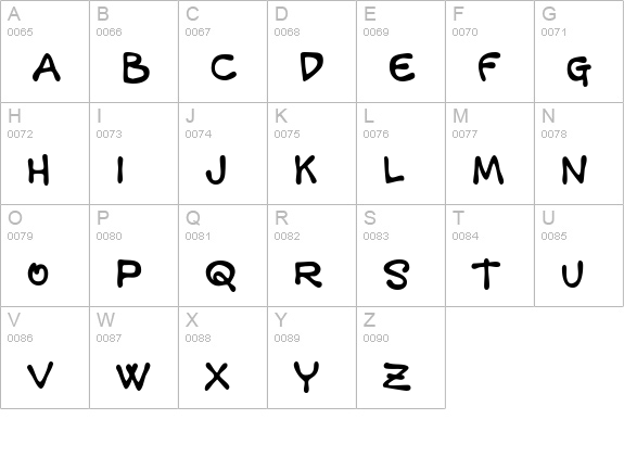Mandingo BTN Cond Bold uppercase A-Z preview
