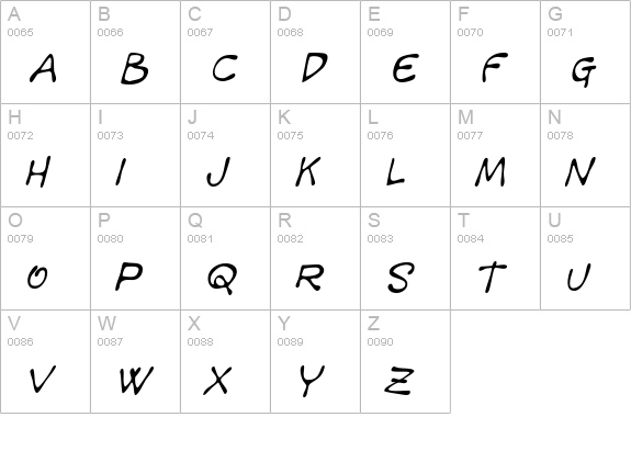 Mandingo BTN Cond Oblique uppercase A-Z preview