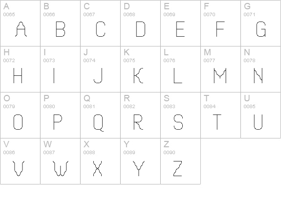 Mantis uppercase A-Z preview