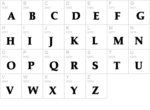 Marath-ExtraBold uppercase A-Z preview