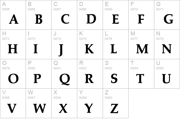 Marathon-Bold uppercase A-Z preview