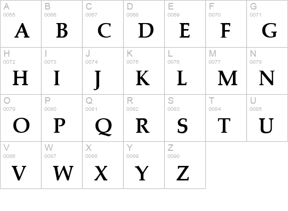 MarathonSerial-Bold uppercase A-Z preview