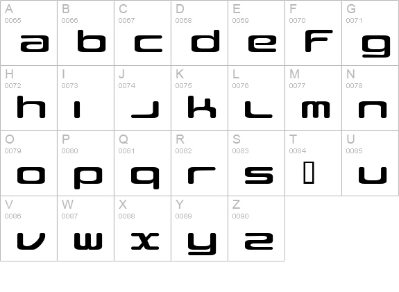 Marble Force 3 uppercase A-Z preview