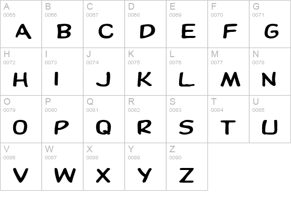 Marchese uppercase A-Z preview