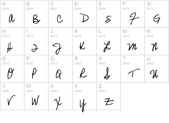 Mariette Tryout uppercase A-Z preview