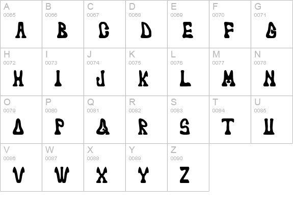 marked fool uppercase A-Z preview