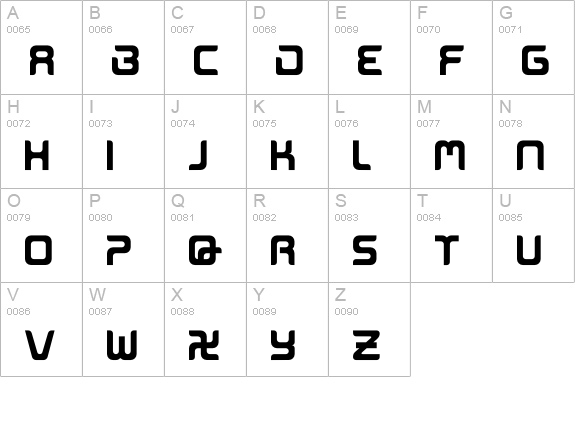 MarkingMarker-ALP uppercase A-Z preview