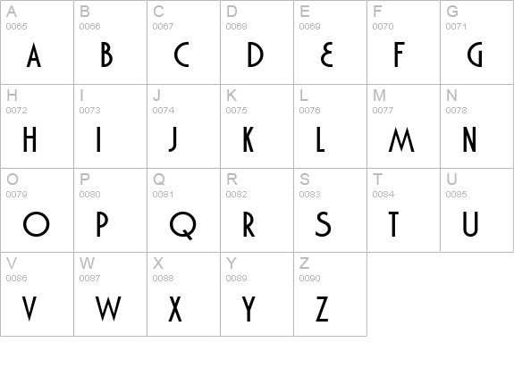 Marquisette BTN Lined Bold uppercase A-Z preview
