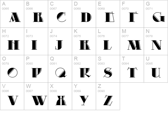 Marrakesh Express NF uppercase A-Z preview