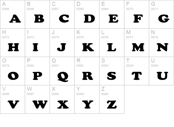 MarshmallowExtended Normal uppercase A-Z preview