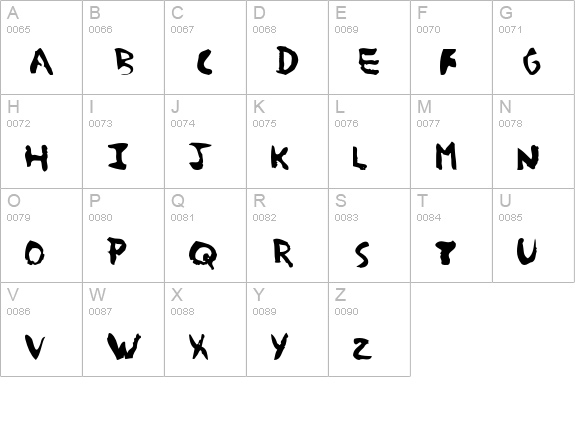 Martin uppercase A-Z preview