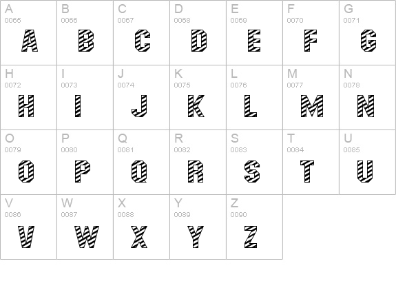 MasheenConvicted uppercase A-Z preview
