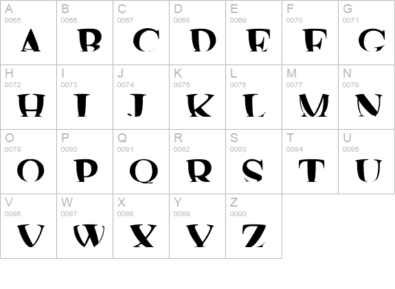 mashy Shona uppercase A-Z preview