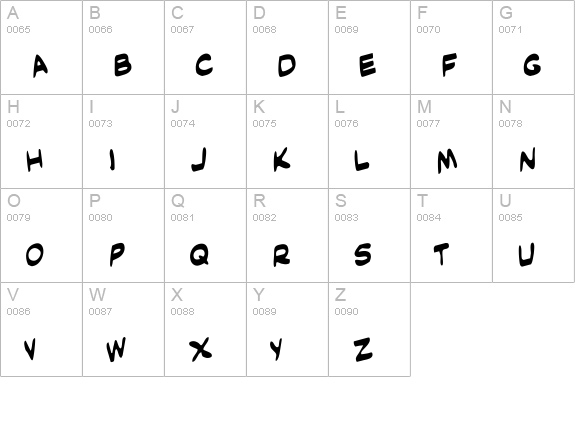 Masked Marvel Rotate uppercase A-Z preview
